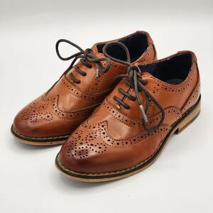 Bruno Marc Size 11 Boys Oxford Shoes Wingtip Lace Up Dress Shoes